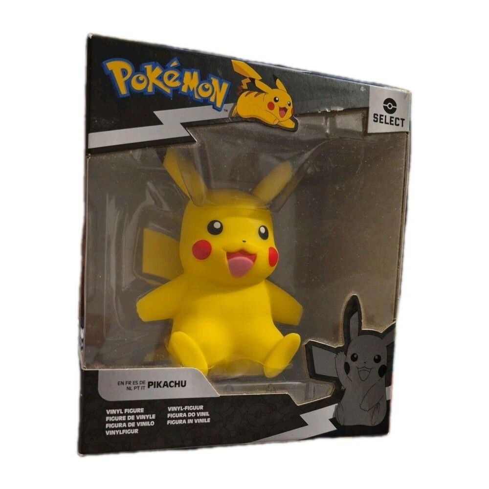 Pikachu 4" Pokemon Select Series 1 Vinyl Figure Jazwares New In Box Series 1